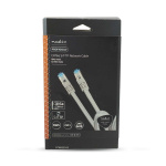Nedis CAT6a nätverkskabel | S/FTP | RJ45 hane | RJ45 hane | 2.00 m | Snagless | Rund | Flätad / PVC | Silver | Kartong med täckt fönster Nedis CAT6a nätverkskabel | S/FTP | RJ45 hane | RJ45 hane | 2.00 m | Snagless | Rund | Flätad / PVC | Silver | Kartong med täckt fönster
