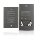 Nedis CAT6a nätverkskabel | S/FTP | RJ45 hane | RJ45 hane | 2.00 m | Snagless | Rund | Flätad / PVC | Silver | Kartong med täckt fönster Nedis CAT6a nätverkskabel | S/FTP | RJ45 hane | RJ45 hane | 2.00 m | Snagless | Rund | Flätad / PVC | Silver | Kartong med täckt fönster