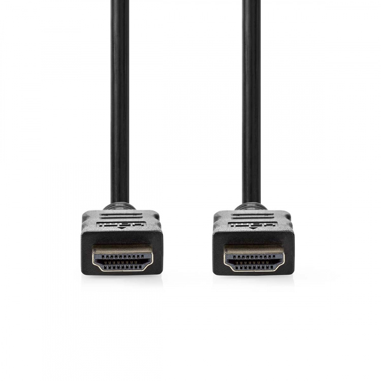 Nedis High Speed HDMI ™ kabel med Ethernet | HDMI™ Kontakt | HDMI™ Kontakt | 4K@30Hz | ARC | 10.2 Gbps | 7.50 m | Rund | PVC | Svart | Label Nedis High Speed HDMI ™ kabel med Ethernet | HDMI™ Kontakt | HDMI™ Kontakt | 4K@30Hz | ARC | 10.2 Gbps | 7.50 m | Rund | PVC | Svart | Label