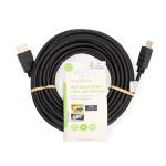 Nedis High Speed HDMI ™ kabel med Ethernet | HDMI™ Kontakt | HDMI™ Kontakt | 4K@30Hz | ARC | 10.2 Gbps | 7.50 m | Rund | PVC | Svart | Label Nedis High Speed HDMI ™ kabel med Ethernet | HDMI™ Kontakt | HDMI™ Kontakt | 4K@30Hz | ARC | 10.2 Gbps | 7.50 m | Rund | PVC | Svart | Label