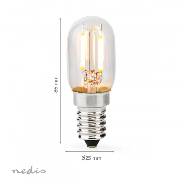 Nedis lampa för Spiskåpa | LED | E14 | 2 W | T25 Nedis lampa för Spiskåpa | LED | E14 | 2 W | T25