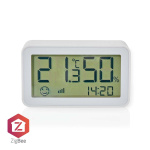 Nedis SmartLife Klimatsensor | Zigbee 3.0 | Batteridriven | Android™ / IOS | Vit Nedis SmartLife Klimatsensor | Zigbee 3.0 | Batteridriven | Android™ / IOS | Vit