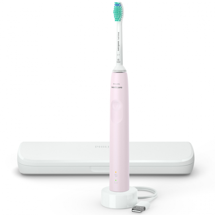 Philips Eltandborste Rosa + resefodral HX3673/11 Philips Eltandborste Rosa + resefodral HX3673/11