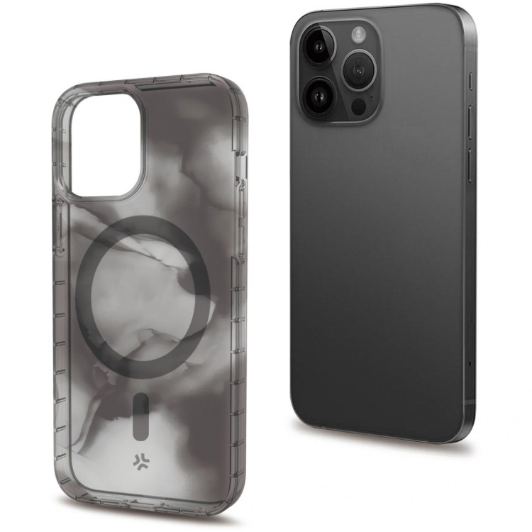 Celly Magshades TPU Cover MagSafe iPhone 15 Pro Svart