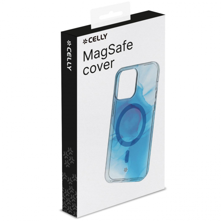 Celly Magshades TPU Cover MagSafe iPhone 15 Pro Blå Celly Magshades TPU Cover MagSafe iPhone 15 Pro Blå