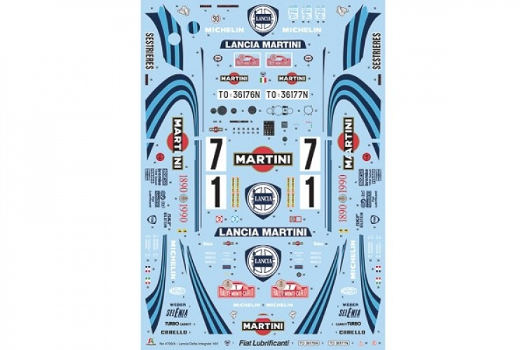 ITALERI 1:12 Lancia Delta HF Integrale 16V ITALERI 1:12 Lancia Delta HF Integrale 16V