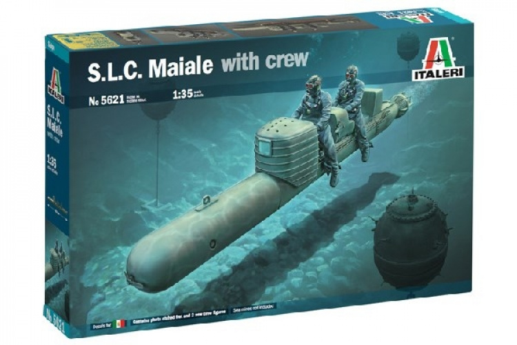 ITALERI 1:35 S.L.C. \'\'Maiale\'\' with crew ITALERI 1:35 S.L.C. \'\'Maiale\'\' with crew