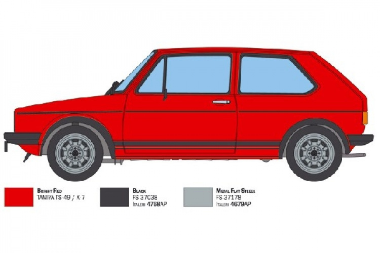 ITALERI 1:24 VW Golf GTI First Series (1976)
