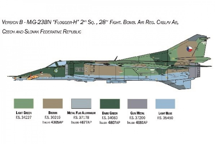 ITALERI 1:48 MiG-23BN - MiG-27 D \'Flogger\'