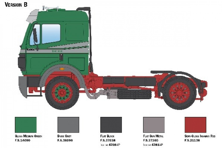 ITALERI 1:24 Mercedes Benz SK 1844 LS V8