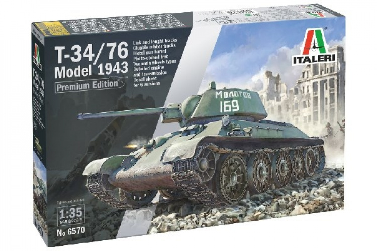 ITALERI 1:35 T-34/76 Model 1943 (premium edition)