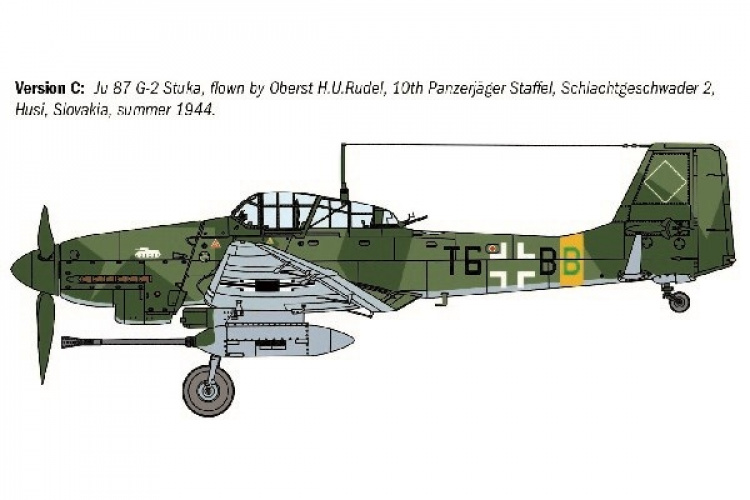ITALERI 1:72 Junker Ju-87G-2 Kanonenvogel