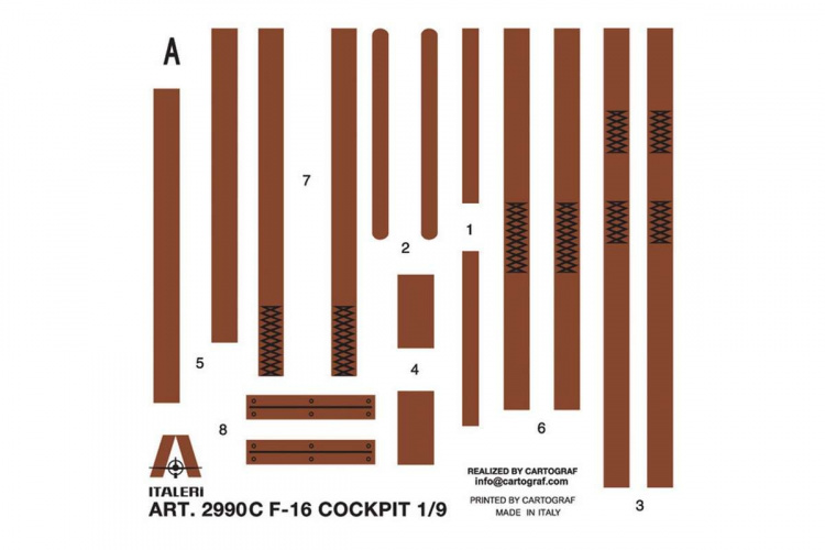 ITALERI 1:48 F-16 Cockpit