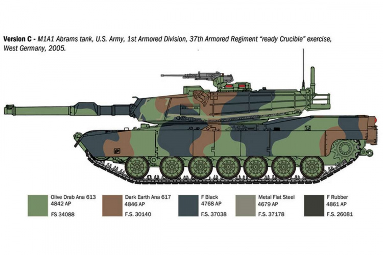 ITALERI 1:35 M1A1/A2 Abrams ITALERI 1:35 M1A1/A2 Abrams