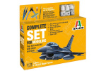 ITALERI 1:72 Complete modeling set F-16 C/D Night Falcon