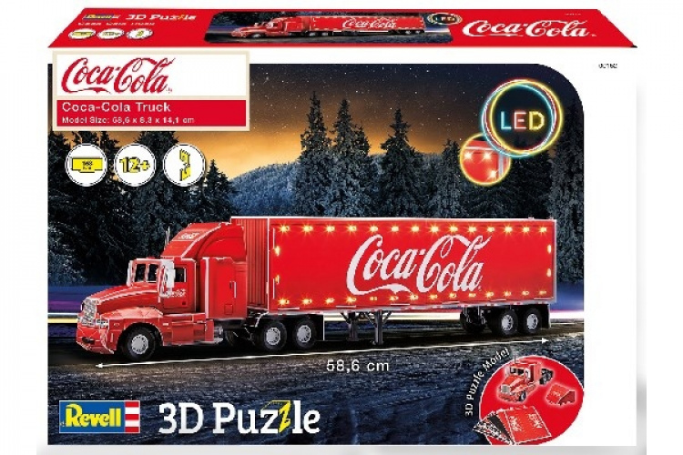 Revell 3D Puzzle Coca-Cola Truck LED