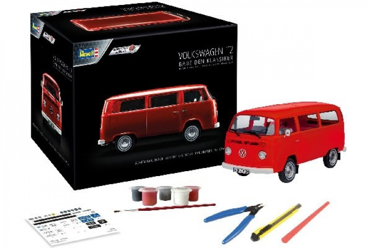 Revell Advent Calendar \'VW T2 Bus\', easy-click system Revell Advent Calendar \'VW T2 Bus\', easy-click system