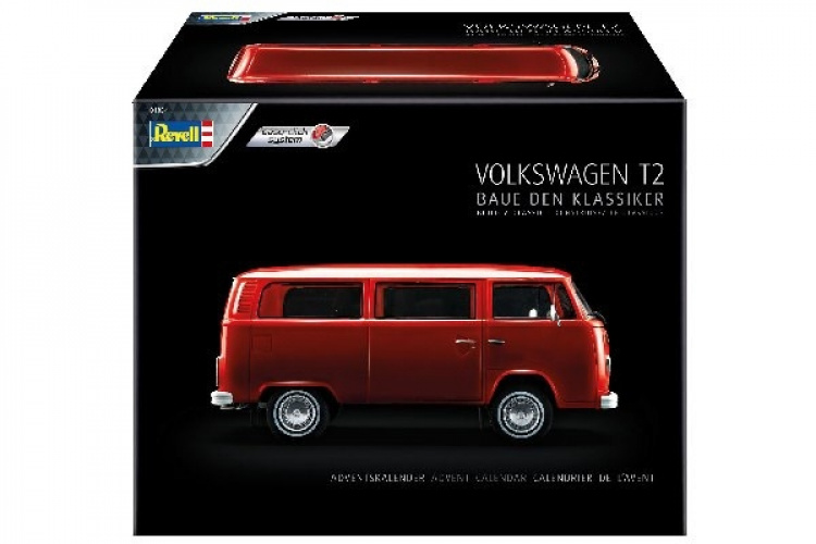 Revell Advent Calendar \'VW T2 Bus\', easy-click system Revell Advent Calendar \'VW T2 Bus\', easy-click system