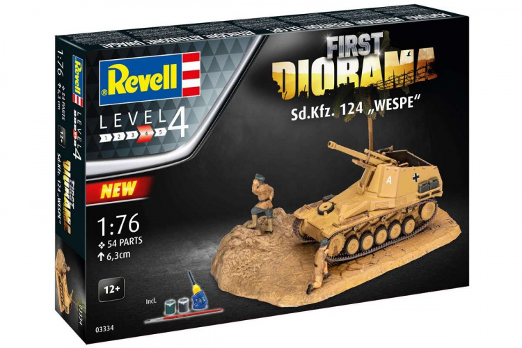 Revell First Diorama Set - Sd.Kfz. 124 Wespe 1:76