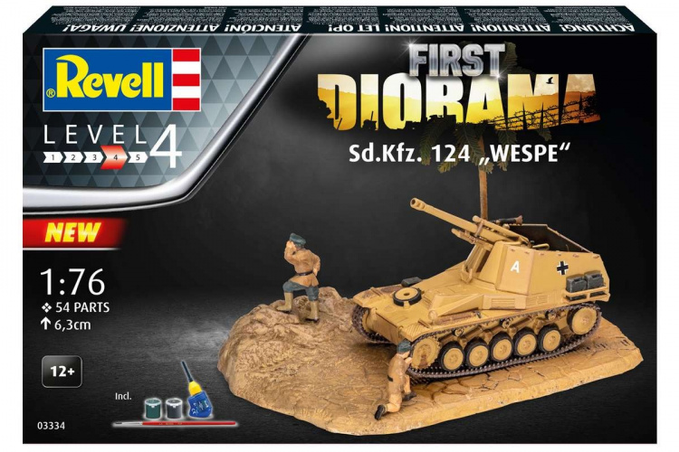 Revell First Diorama Set - Sd.Kfz. 124 Wespe 1:76
