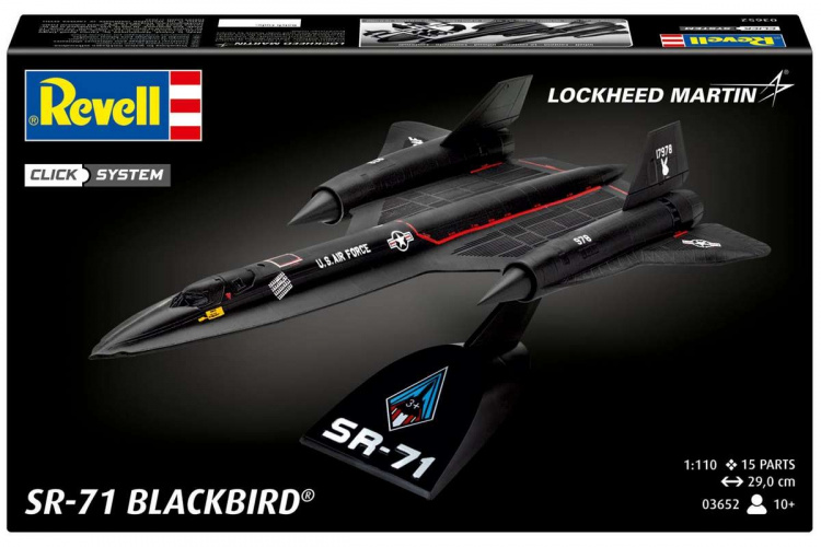 Revell Lockheed SR-71 Blackbird easy-click-system