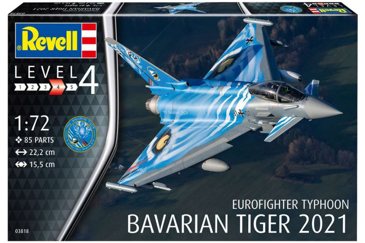 Revell Eurofighter Typhoon \'The Bavarian Tiger 2021\' Revell Eurofighter Typhoon \'The Bavarian Tiger 2021\'