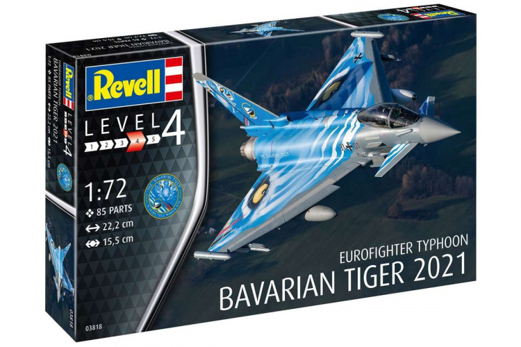 Revell Eurofighter Typhoon \'The Bavarian Tiger 2021\' Revell Eurofighter Typhoon \'The Bavarian Tiger 2021\'