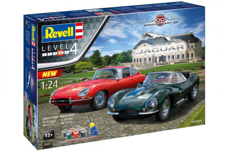 Revell Gift Set Jaguar 100th Anniversary