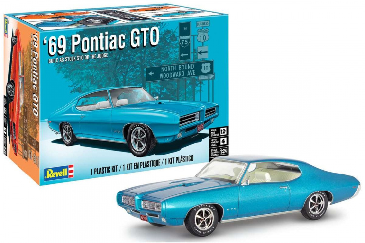 Revell 69 Pontiac GTO \'The Judge\' 2N1 1:24