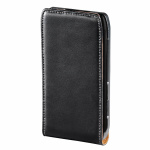 Hama Mobilväska Nokia X7 flip-front svart läder Hama Mobilväska Nokia X7 flip-front svart läder