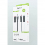 Hama Kabel Audio 2 RCA-kontakter - 2 RCA-kontakter 3,0 m