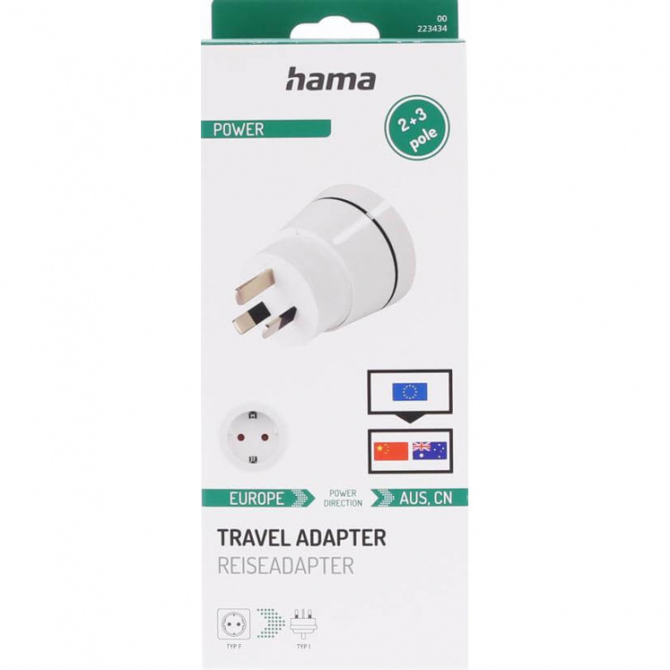 Hama Reseadapter Typ I EU-Kina