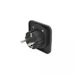 Hama Reseadapter Typ E/F Universal Världen-EU Svart