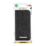 Onsala Mobilfodral Eco 2 Kortfack MagSeries Svart - iPhone 15 Plus