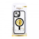Onsala Mobilskal Bumper MagSeries Black & Clear - iPhone 13/14/15