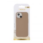 Onsala Mobilskal Ultraslim Sand Burst Beige - iPhone 15 Onsala Mobilskal Ultraslim Sand Burst Beige - iPhone 15