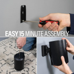 SANUS Wall Mount for Sonos ERA100 Pair Black SANUS Wall Mount for Sonos ERA100 Pair Black