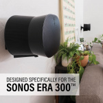 SANUS Väggfäste för Sonos Era 300 Svart Singel