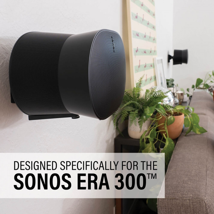 SANUS Väggfäste för Sonos Era 300 Svart Singel