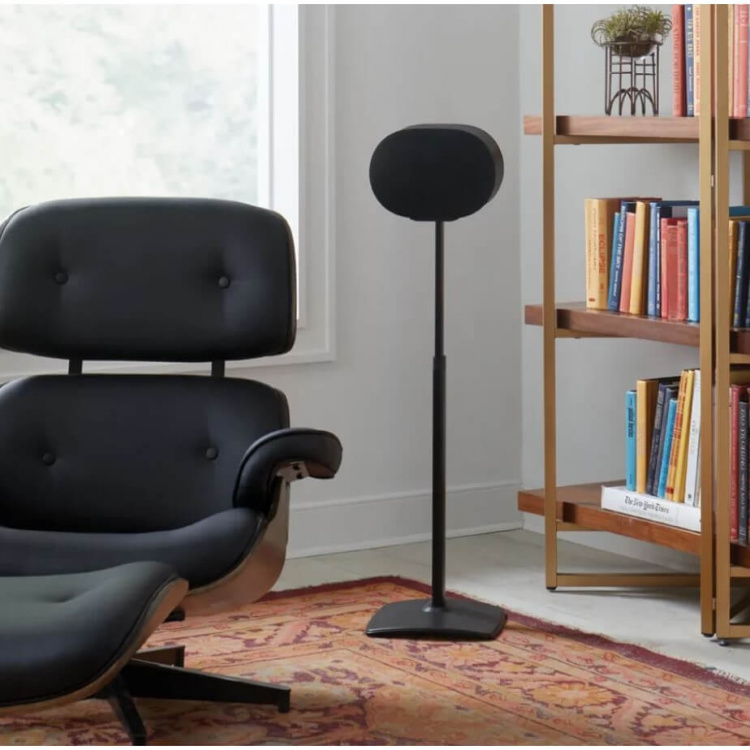 SANUS Golvstativ Justerbart för Sonos ERA 300 Singel Svart SANUS Golvstativ Justerbart för Sonos ERA 300 Singel Svart