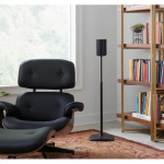 SANUS Golvstativ Justerbart för Sonos ERA 100 Singel Svart SANUS Golvstativ Justerbart för Sonos ERA 100 Singel Svart