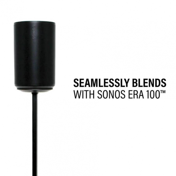 SANUS Golvstativ Justerbart för Sonos ERA 100 Par Svart