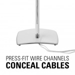 SANUS Golvstativ Justerbart One SL Play:1 Play:3 Singel Vit SANUS Golvstativ Justerbart One SL Play:1 Play:3 Singel Vit