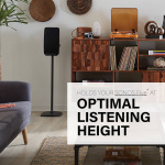 SANUS Golvstativ för Sonos Play:5 Svart