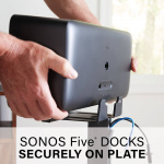 SANUS Golvstativ för Sonos Play:5 Svart