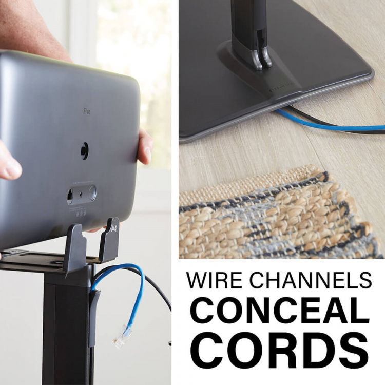 SANUS Golvstativ för Sonos Play:5 Svart