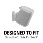 SANUS Väggfäste för Sonos One SL Play:1 Play:3 Par Vit SANUS Väggfäste för Sonos One SL Play:1 Play:3 Par Vit