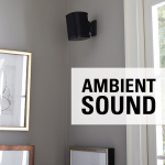 SANUS Väggfäste för Sonos One SL Play:1 Play:3 Par Svart