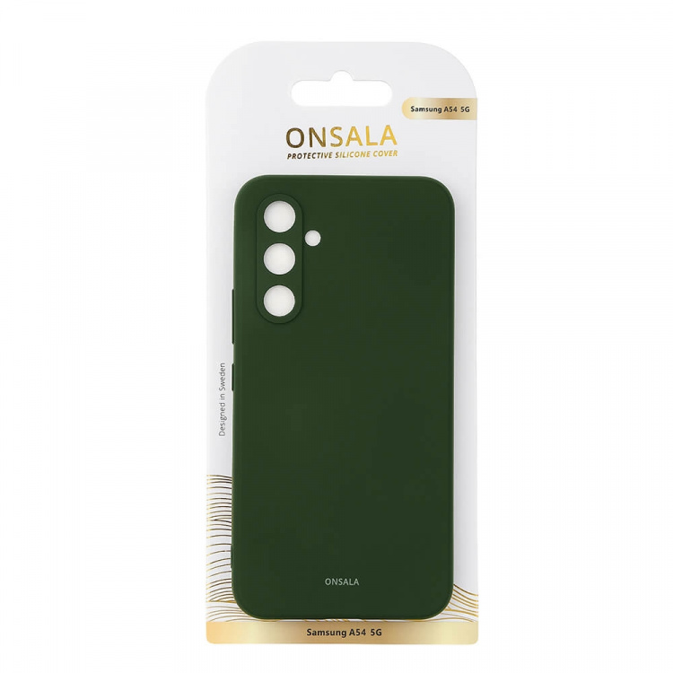 Onsala Mobilskal Silikon Olive Green - Samsung Galaxy A54 5G Onsala Mobilskal Silikon Olive Green - Samsung Galaxy A54 5G