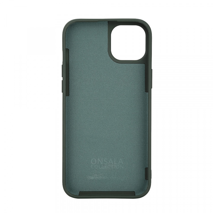 Onsala Mobilskal Silikon MagSeries Olive Green - iPhone 15 Plus